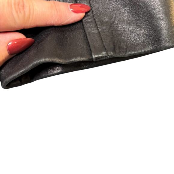 Colebrook Essentials Women’s Black Genuine Leather Zip Jacket Size M Urban Moto - Picture 15 of 16